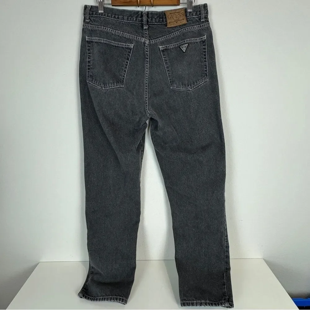 Guess Grey Classic Fit Denim Jeans 36 (33x31)